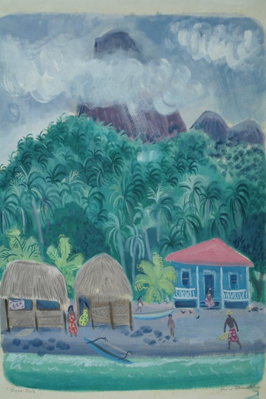 Bora Bora 4  (Watercolor) 1963