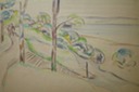 Riverside Drive (Watercolor) 1920s