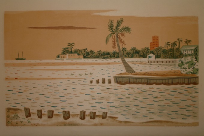 Sarasota Bay (Silkscreen) 1945